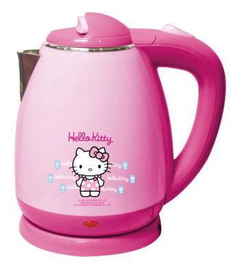 China WITH WINDOW 1.8L 304 Stainless Steel Custom Wholesale Custom Cartoon Double Layer Electric Kettle In Be Used As Gifts for sale