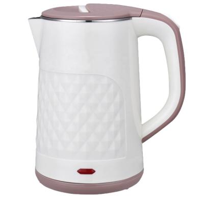 China Wholesale 360 ​​Degree Rotating Base Hidden Heating Element And Plastic Handle Electric Kettle With 2.0L Capacity for sale