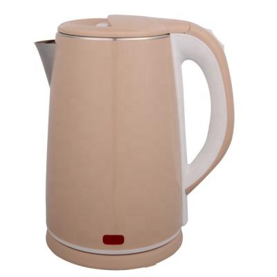 China Factory 1.5L/1.8L/2.0L degree base electric kettle custom made high end doublelayer 360 rotation rotation jug for household use for sale