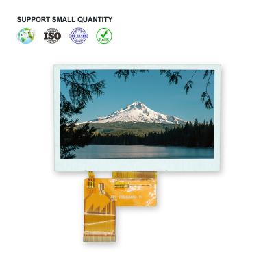 China IPS 4.3 Inch 800*480 RGB Interface Landscape Screen Touch LCD Display Module for sale