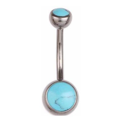 China FASHION G23 Titanium Opal Navel Belly Rings Piercing Jewelry for sale