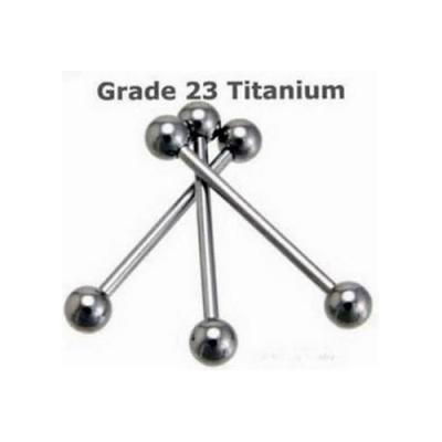 China FASHIONABLE Titanium G23 Tongue Piercing Jewelry for sale