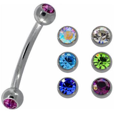 China FASHIONABLE astm f136 titanium eyebrow piercing body jewelry for sale