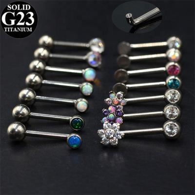 China FASHIONABLE Titanium Crystal Gem Christina Vertical Hood Piercings Lip Rings for sale