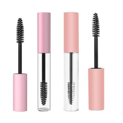 China Cosmetic Custom Pink 10ml Rose Eyelash Serum Mascara Wand Empty Luxury Tube With Brush Wand For Sale for sale