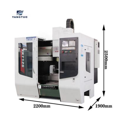 China Hotel hot sale factory direct skyfire 3axis cnc milling machine XK7126 cnc milling machine price for sale