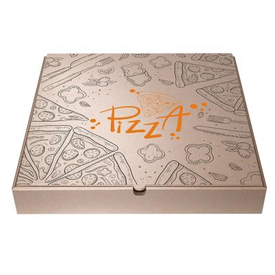 China Custom Black Colorful Small Hexagon Compostable Pizza Paper Box Triangle Labels Biodegradable for sale