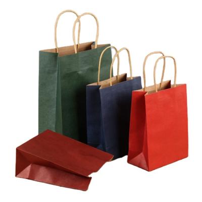 China Recyclable Fruit Sandwich Paper Bags Food Maker Delivery Kraft Paper Bags Custom Logo for sale