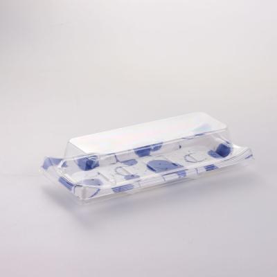 China Disposable Sushi Tray Packaging Plastic Transparent Box Disposable Sushi Package Containers for sale