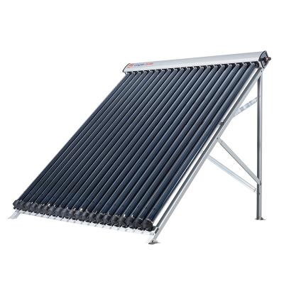 China LINYAN Project 20 Solar Keymark Industrial Tubes Certified Solar Thermal Collector Heat Pipe Pressurized V-Tube Solar Collector for sale