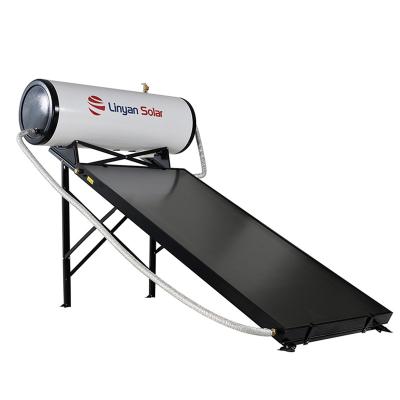 China LINYAN hotel high pressurized solar water heater system calentador de agua geyser pressurized flat plate solar water heater for sale