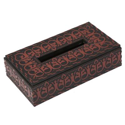 China Contemporary Custom Wholesale TX Rectangular Home Tissue Paper Napkin Household Office Holder Car Tissue Box With 3 Colors for sale