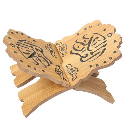 China Muslim Wooden Shelf Gift Quran Quran Islamic Shelf for sale