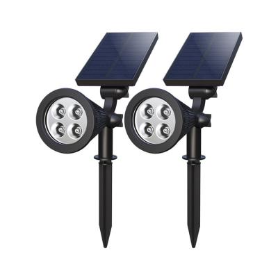 China 4LED Pin Solar Lawn Light Outdoor Garden Lighting Solar Garden Led Lamps Solar Lawn Lights for sale