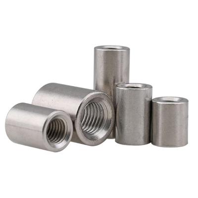 China Heavy Industry 304 Stainless Steel M3 M4 M5 M6 M8 M10M12 Galvanized Extend Long Lengthen Round Joint Connector Sleeve Tubular Coupling Nut for sale