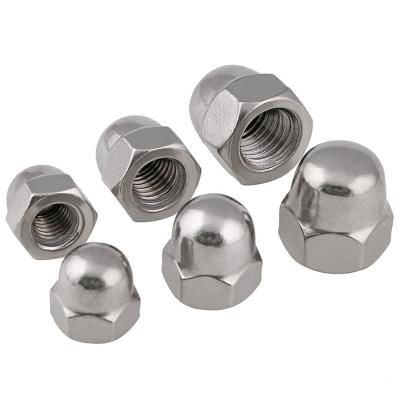 China M3 M4 M5 M6 M8 M10 M12 304 /carbon heavy industry cap nut stainless steel decorative blind nuts bewitch dome cap nut for sale