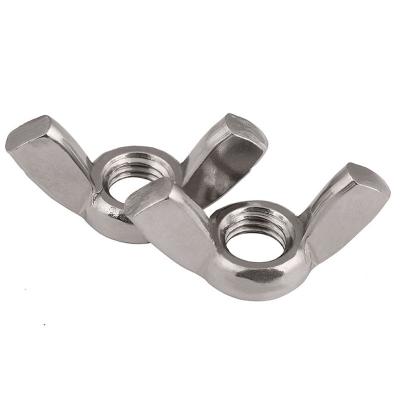 China DIN315 Heavy Industry Butterfly Wing Nuts M3 M4 M5 M6 M8 M10 M12 Stainless Steel Wing Nuts Zinc Plated Hand Tighten Nut for sale