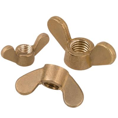 China DIN315 Heavy Industry Butterfly Wing Nuts Brass , Galvanized Hand Tighten Nut M3 M4 M5 M6 M8 M10 M12 for sale