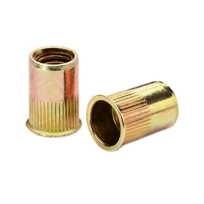 China Flat Head Galvanized 304 Steel Reduced Head Flat Countersunk Small Insert Rivet Small Head Nut m3 m4 m5 m6 m8 m10 for sale