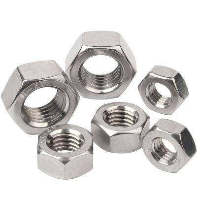 China Heavy Industry DIN934 A2 304/316 Stainless Steel Hex Hex Nuts M1.0 M1.2 M1.6 M2 M2.5 M3 M4 M5 M6 M8 M10 M12 M14 M16 for sale