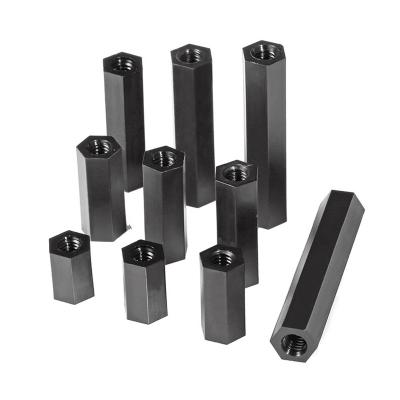 China M2 M2.5 M3 M4 m5 m6 Black Female Truss / White To Column Female Nylon Plastic Standoff Flat Head Nylon Plastic Hex Screw Spacer Pillars for sale