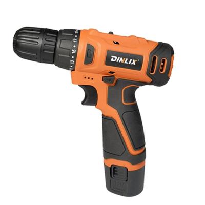 China DINLIX china good quality professional torque cordless impact drill power tools, electric drill impact 5501 for sale