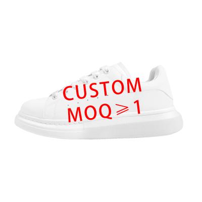 China CUSHIONING Women's Casual Shoes Men's Fashion Sneakers OEM LOGO Custom Shoes Customize Pattern DIY 3D Printing Service Walking Style Shoes for sale