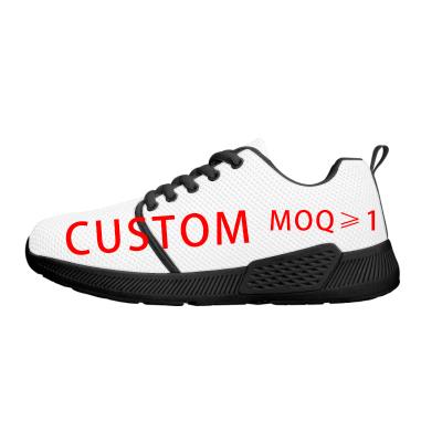 China CUSHIONING DIY 3D LOGO Printing Service OEM Custom Shoes Customize Pattern Fashion Sneakers Casual Sports Running Shoes for sale