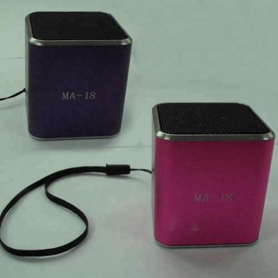 China MA-18 Mini Portable Mini Speaker with FM Radio for sale