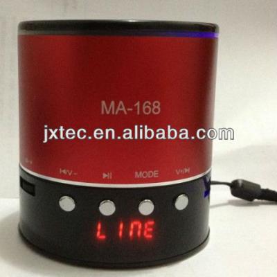 China MA-168 mini manual mini usb portable speaker for sale