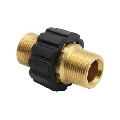 China Mental Hotels M22 Hose End Metric Metric Connector For High Pressure Joint Gun And Hose for sale