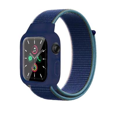 China Weave& 2021 New Design Silicon Iwatch Band For Apple Watch Braided Elastic Nylon Strap For Apple Watch 38/40MM 42/44MM for sale