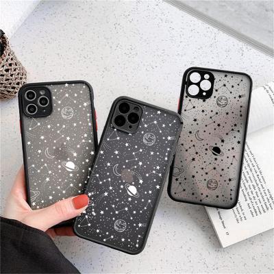 China Transparent Lens Shockproof Protective Planet Star Space Case For iPhone 11 12 Pro Sky 13 Phone Case For iPhone 7 8 Plus X XR XS Max for sale