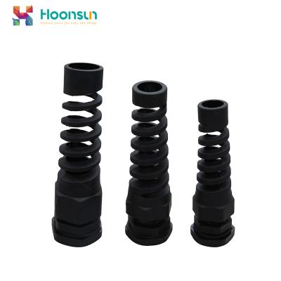 China Cable Glands Atex Spiral Cable Gland Firmly pg7 m12 pg13.5 pg9 pg11 ip68 m25 m20 4-8mm Grommet Plastic Nylon PVC Gland Cable Seal Part Socket for sale