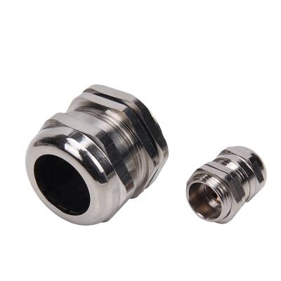 China IP68 M8 High Quality Brass Metal Flexible Waterproof Rubber Brass Cable Gland for sale