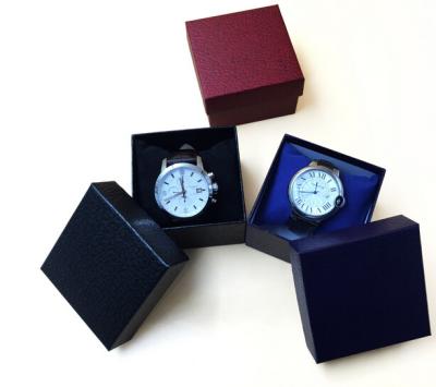 China watch box gift box paper box pillow watch display for sale