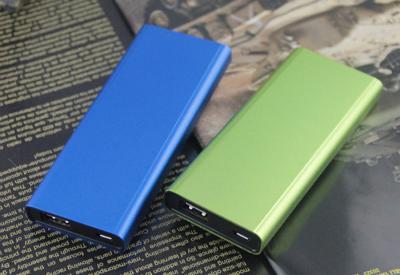 China Slim Portable Power Banks / High Capacity Metal Mobile Charger for  Pad MP3 MP4 PSP for sale