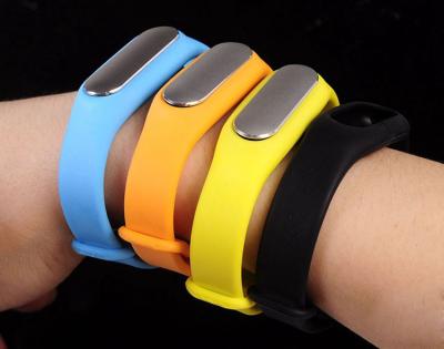 China Kids GPS Tracker Smart Bluetooth Bracelet with Sports and Sleeping Inspection Yellow Blue Black for sale