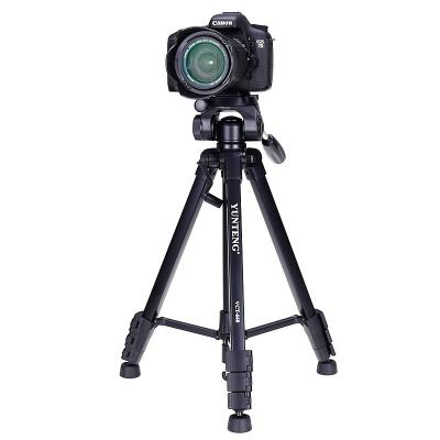 China Digital Camera Camera Tripod Stand, Travel Aluminum Tripod with Carry Bag Three Way Head for Live Streaming, Work, Travel, Vlogging for sale