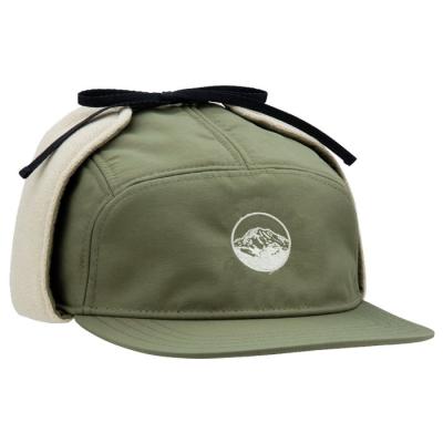 China COMMON custom-made 5 panels neck shade flap hat cap/fitted hats cap with earflaps for sale