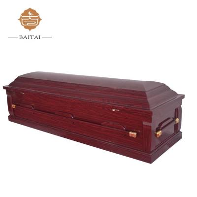 China Hot Selling American Style Best Price Wooden Cardboard Caskets And Caskets For The Dead for sale