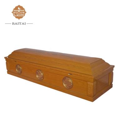 China American MDF Casket Veneer Style American Casket Wholesales With Decoration For The Dead for sale