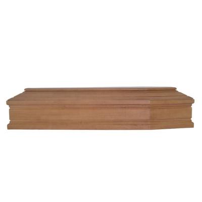 China European Style Best Selling Italian Style Solid Paulownia Wooden Casket Models for sale