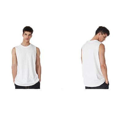 China 100% Cotton Sleeveless Outdoor Fitness Sweater Anti-pilling Sport Wear Sweater Loose Men for sale