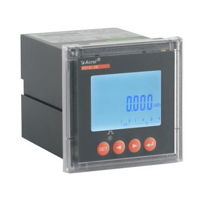 China DC 0-1000V Panel Mount Electric Meter Smart Power Monitoring Input LCD Display PZ72L-DE for sale