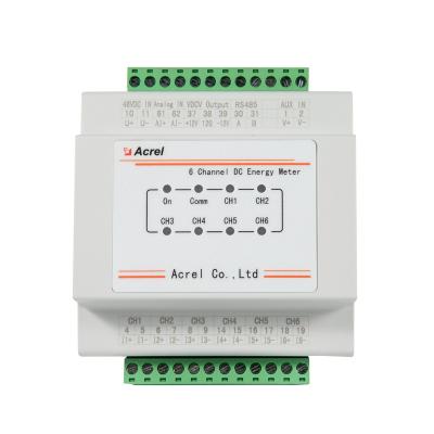 China Acrel Base Station Multi Monitoring Circuit 6 Channels DC Electrical Power Meter Din Rail Installed For Mobile Towers AMC16DETT for sale