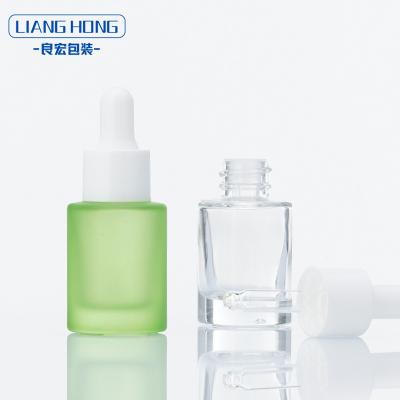 China Round 10ml Cosmetic Clear Glass Dropper Bottles Customized Logo Essential Oil Dropper Bottle For Cosmetic Packaging for sale