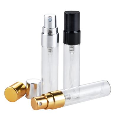 China Wholesale 5ML Perfume Travel Cosmetic Spray Bottle For Perfume Portable Empty Cosmetic Containers Free Custom Logo for sale