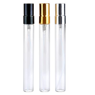 China 10ML Parfum Verstuiver Travel Spray Cosmetic Bottle For Perfume Portable Empty Cosmetic Containers With Aluminum Pump for sale