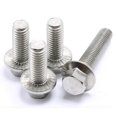 China Stainless Steel Factory Supply DIN6921 Carbon Steel Hot Dip Galvanized Metric Grade 10.9 M8 Hex Flange Bolts for sale